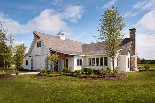 Custom Modern Barn landstil-hus-og-facade