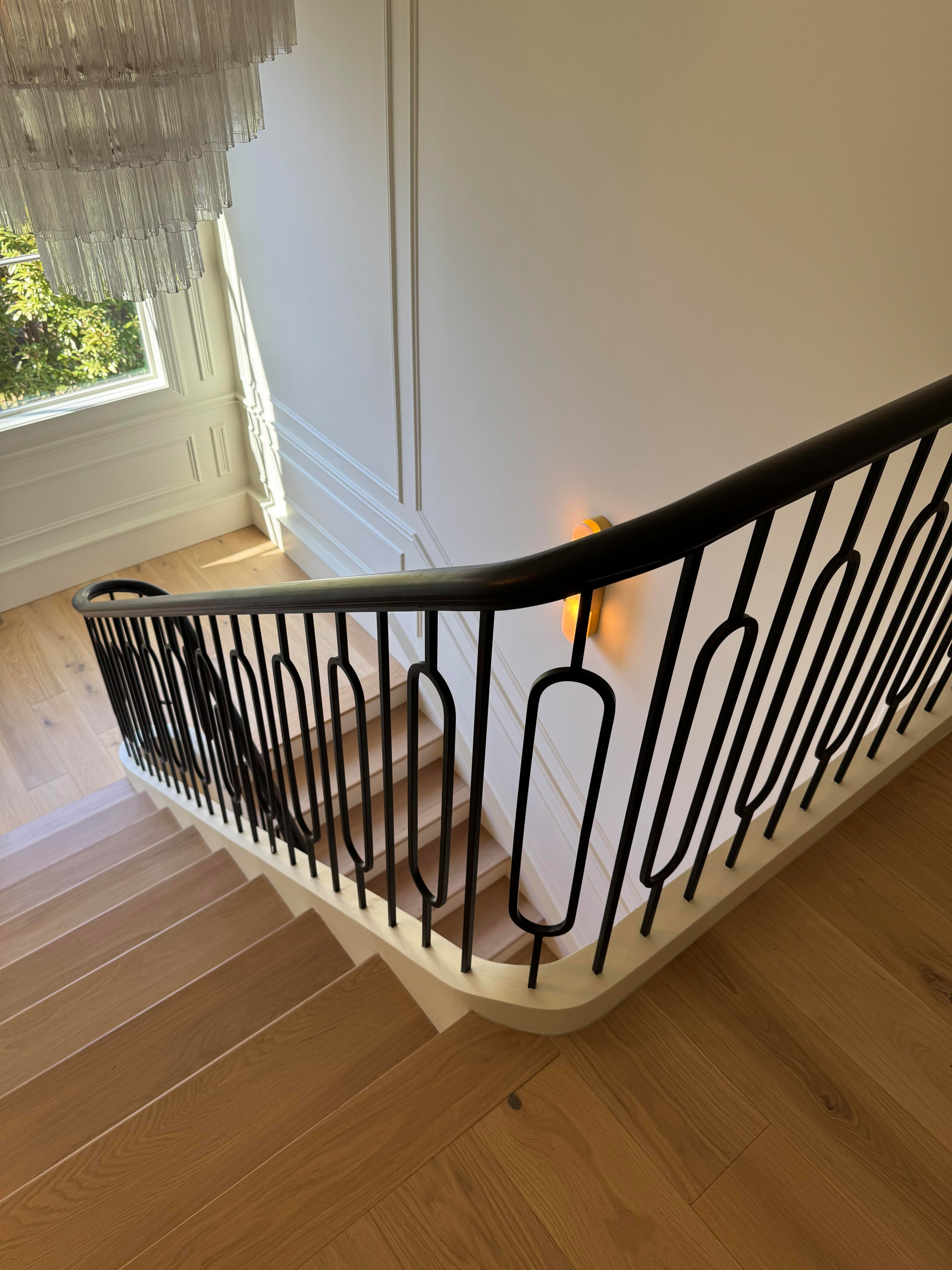 134_Stunning Straight Stair with an Elliptical Twist, McLean, VA 22101