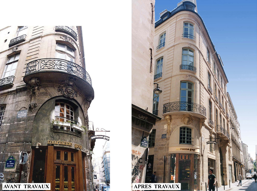 Restauration d'un immeuble MH - rue Saint-André des Arts
