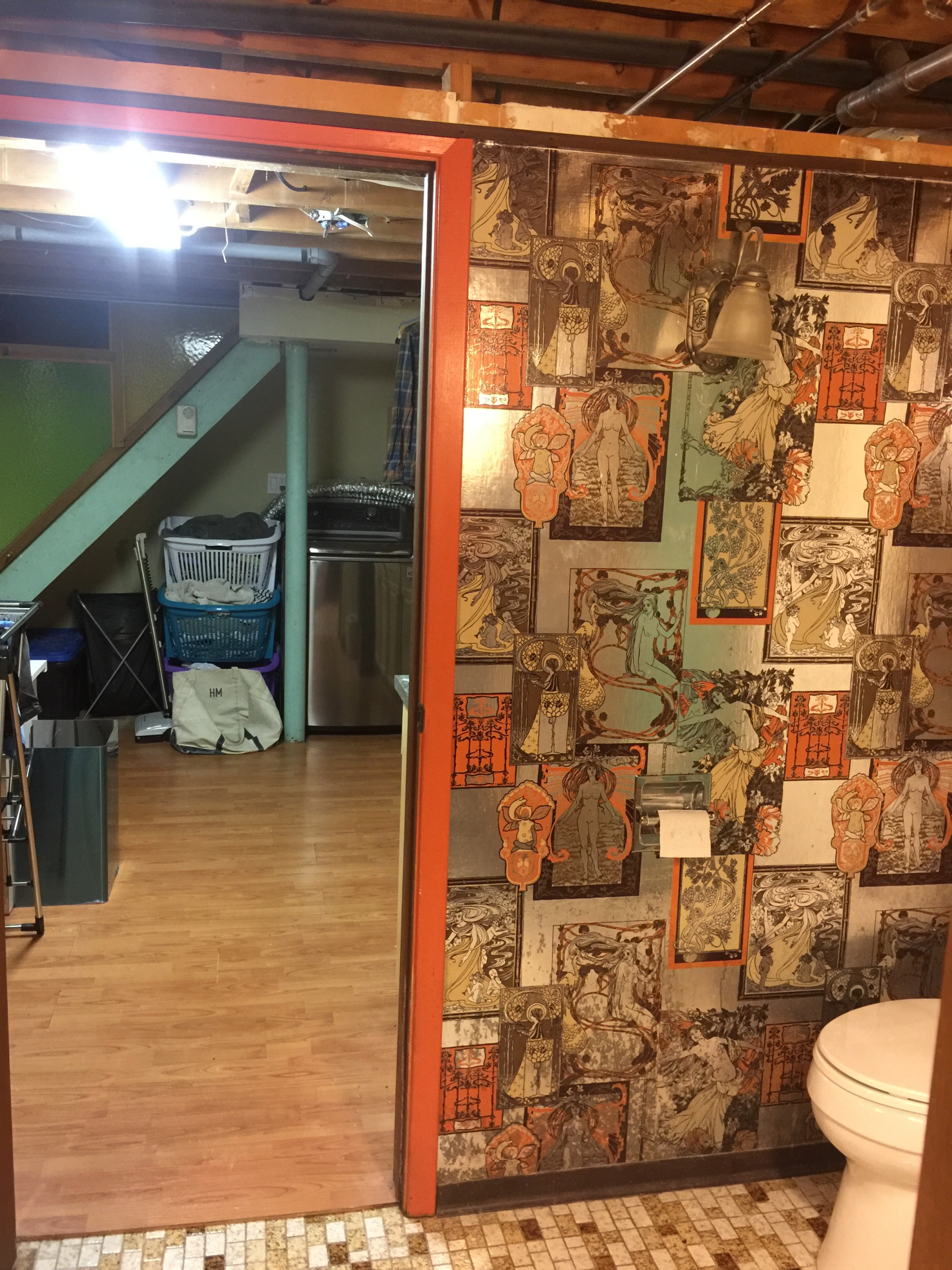 Basement Renovation: Laundry Room&Bathroom