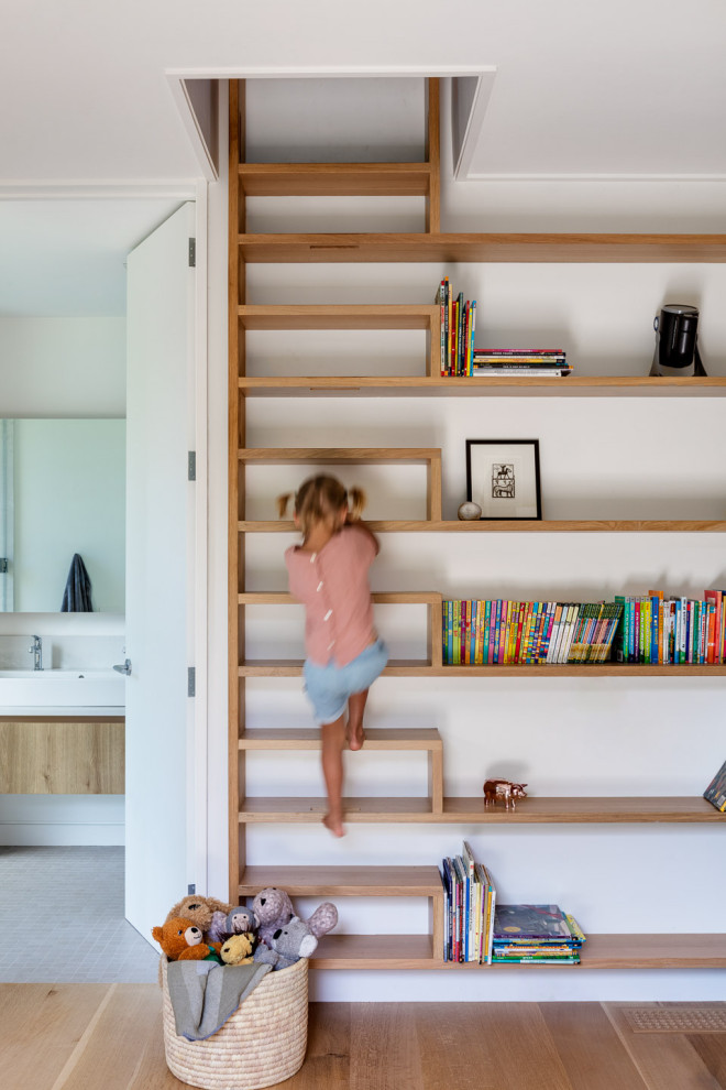 Kids' room - coastal kids' room idea in Boston