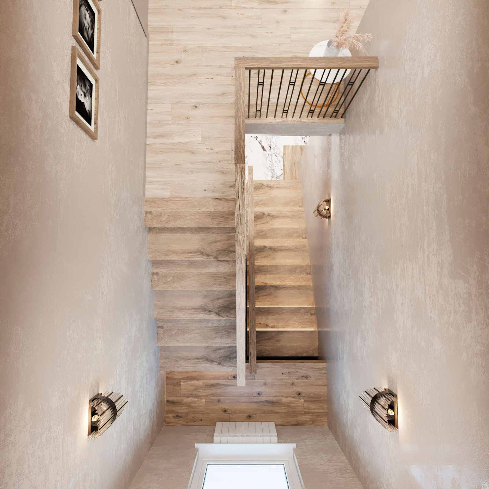 Двухэтажный дом для большой семьи