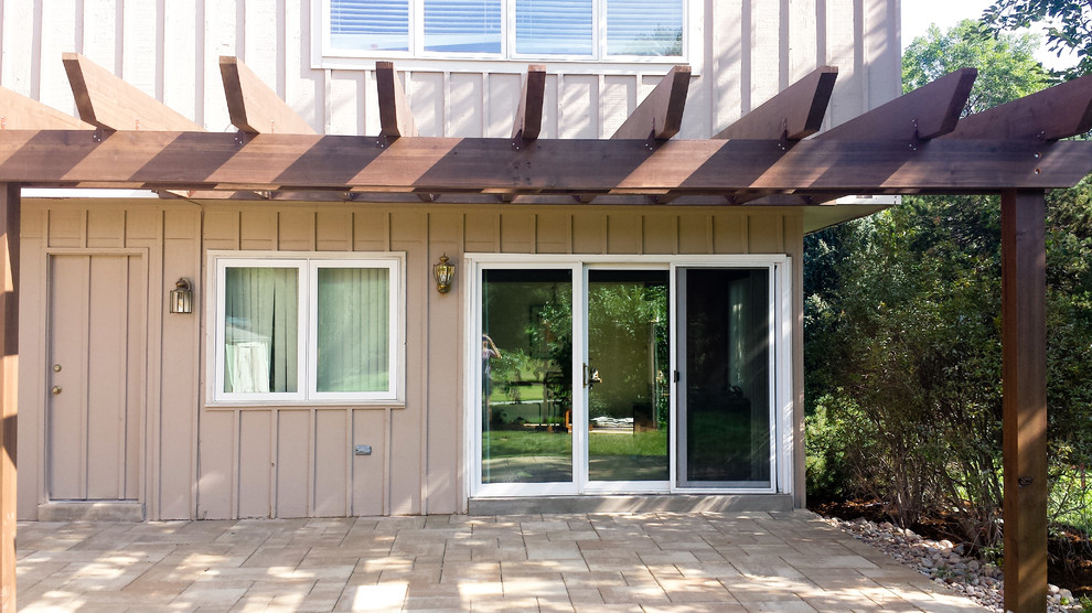 This is an example of a transitional landscaping in Denver.