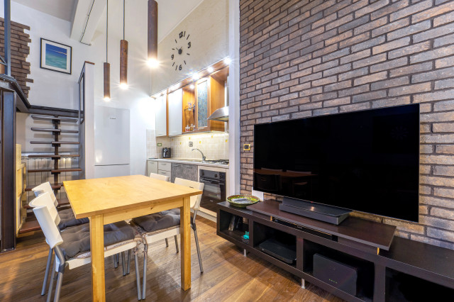 Loft Industriale vardagsrum