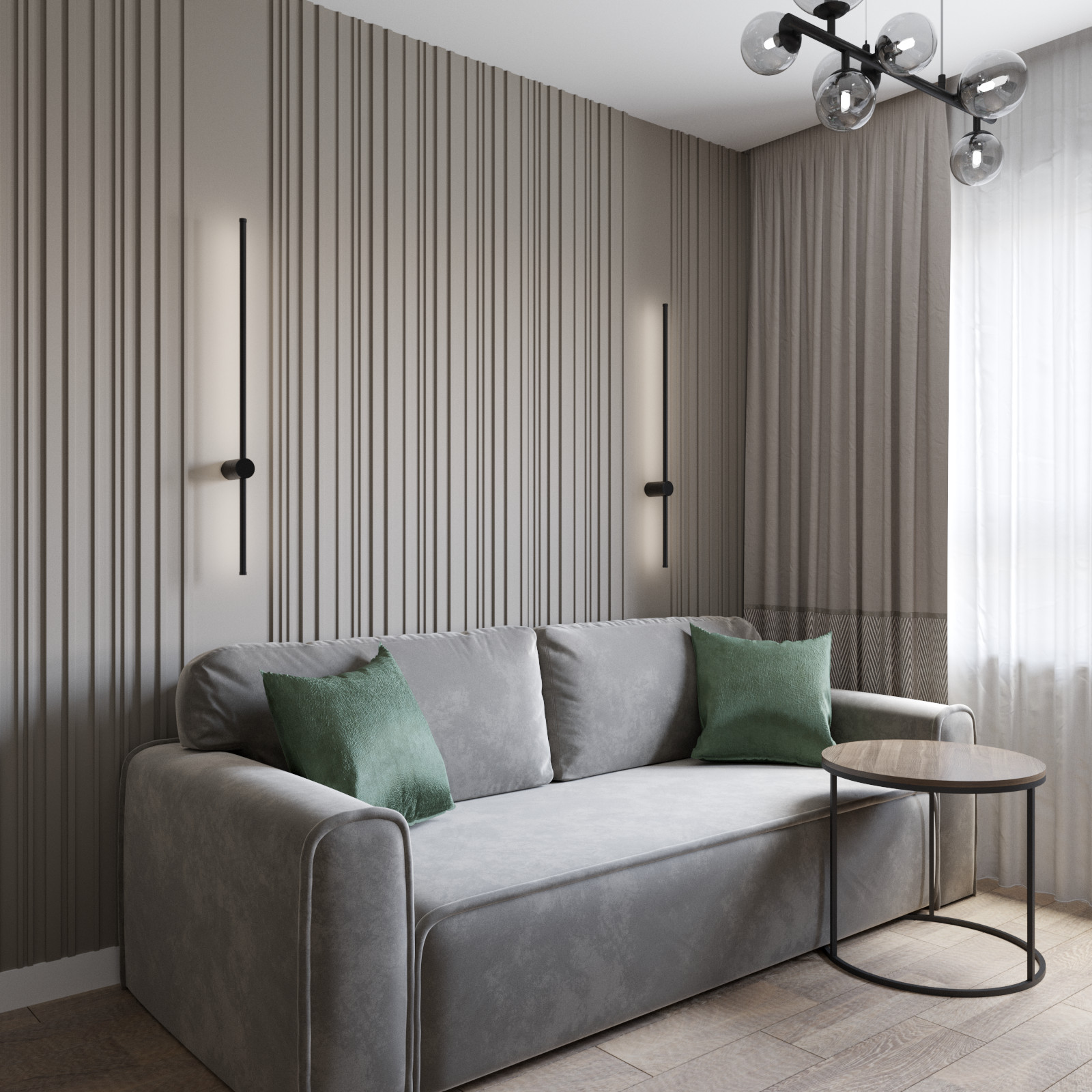 Кухня-гостиная. ЖК Большое Путилково