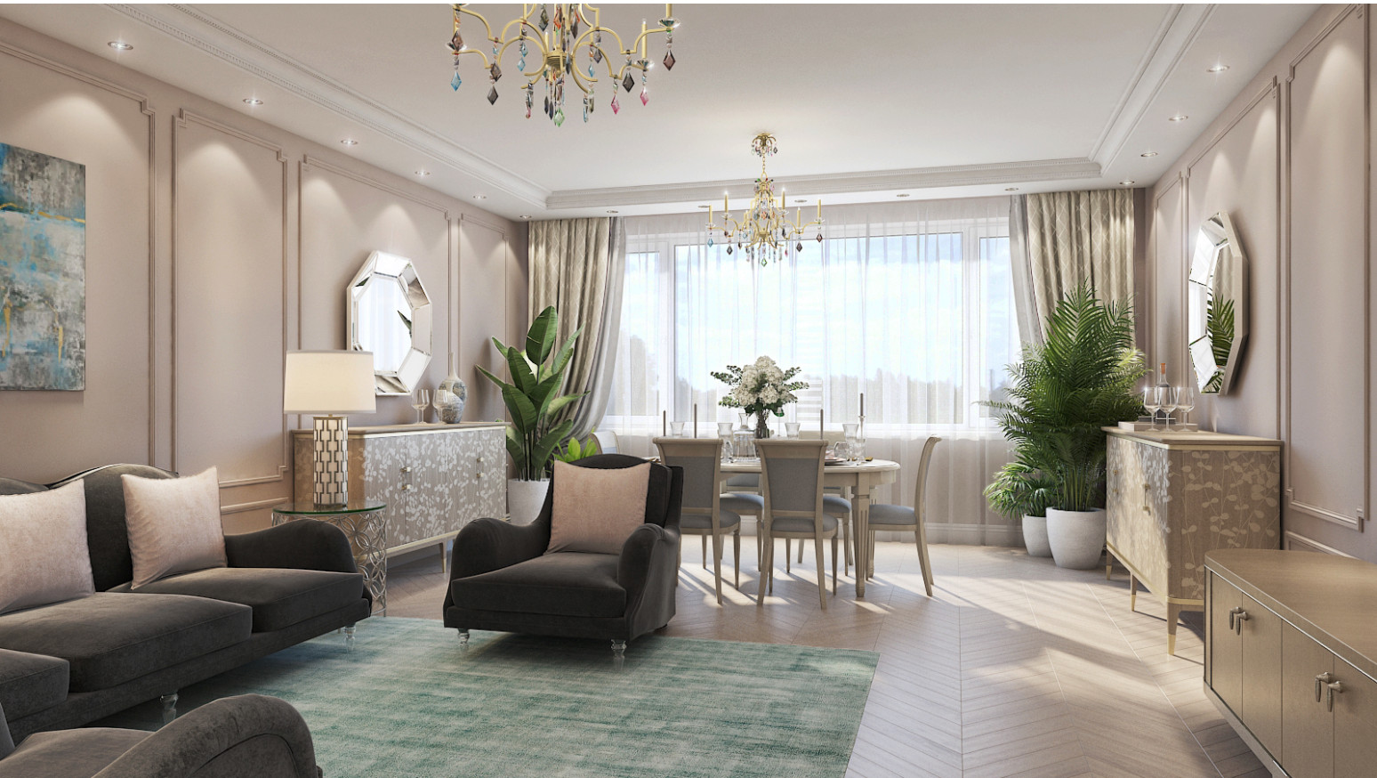 Квартира в Алматы площадью 164 м кв