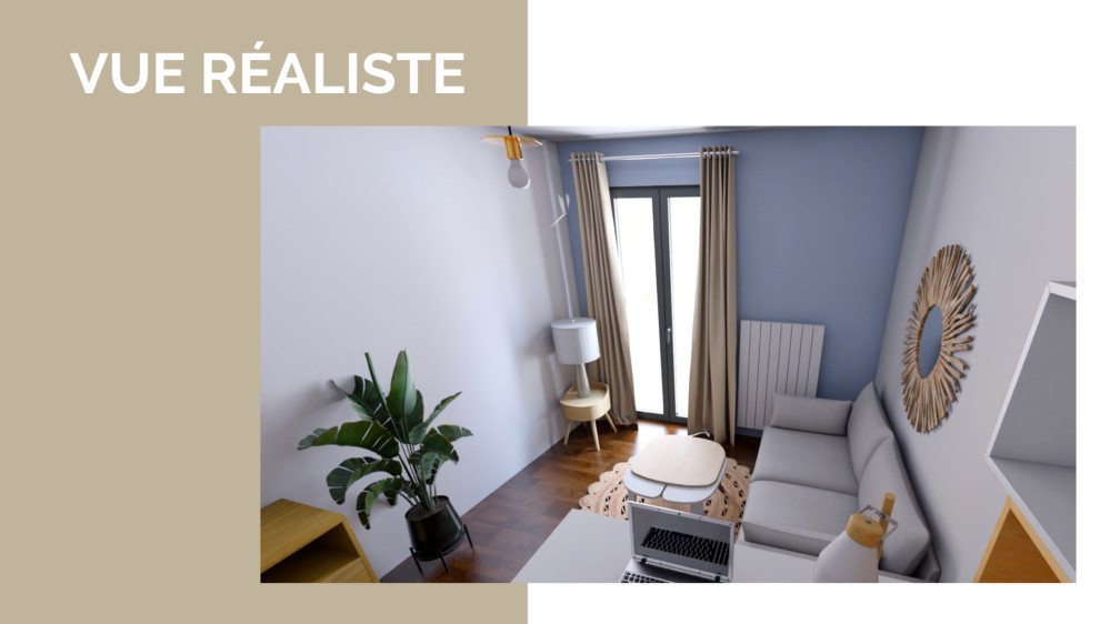 Aménagement d'un double bureau et chambre d'ami / Projet en cours