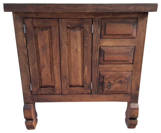 San Francisco Rustic Bathroom Vanity - Traditional - Bathroom Vanities And Sink Consoles - by 