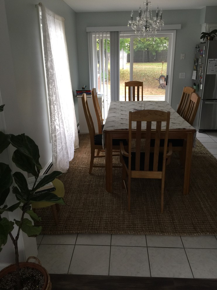 Is it my new rug too big for my dinner kitchen table room?