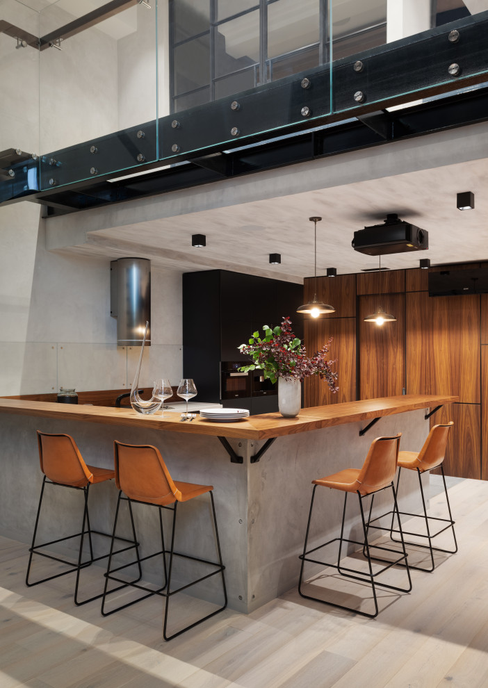 Дизайн двухуровневой квартиры в стиле лофт