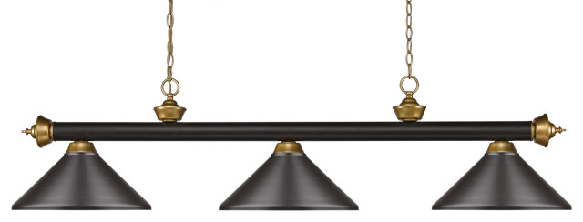 Z-Lite Riviera 200-MBRZ Billiard//Island Light
