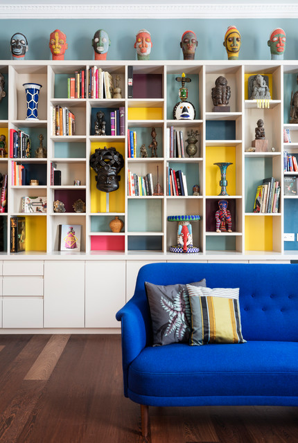 Marylebone Private Residence eklektisk-vardagsrum