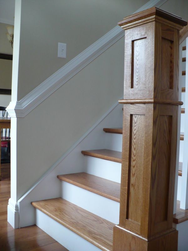 This is an example of a mid-sized traditional wood straight staircase in Other with painted wood risers and wood railing.
