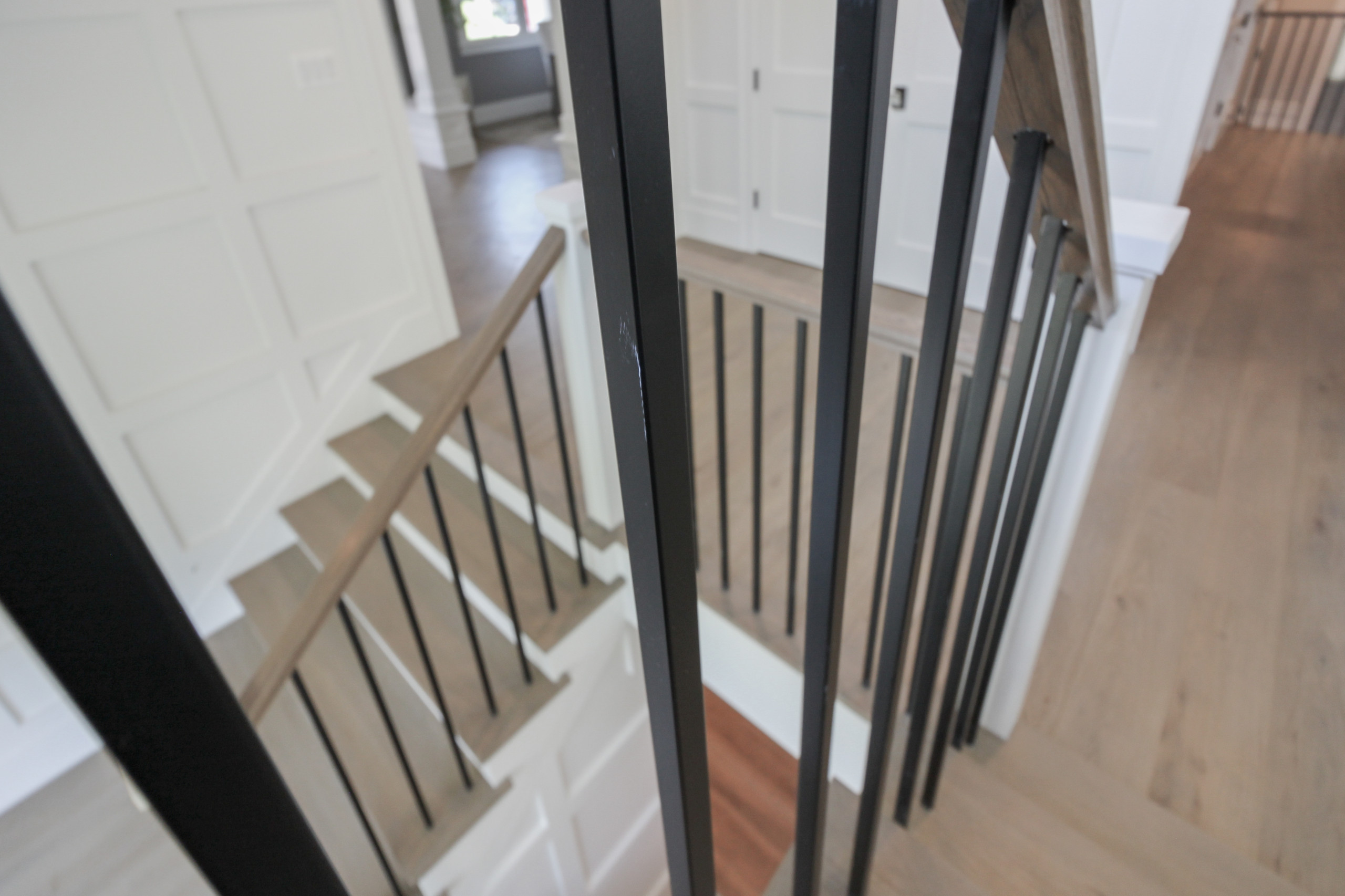 87_Welcoming and Functional Contemporary U-shaped Staircase, Arlington, VA 22207