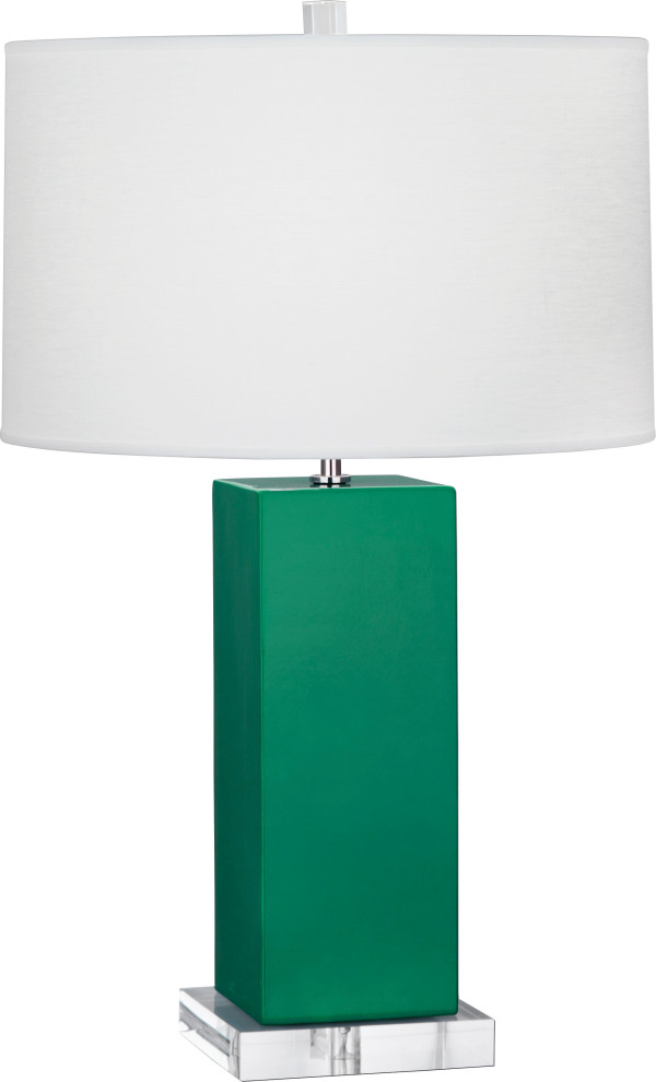 Harvey Table Lamp, Emerald