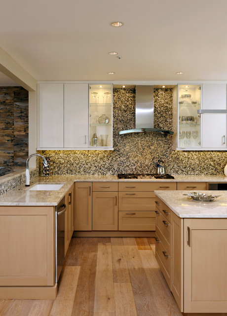 Eclectic Mid Century Modern classique-chic-cuisine