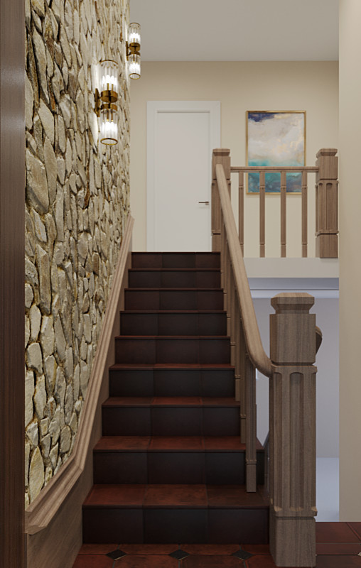 Холл с лестницей