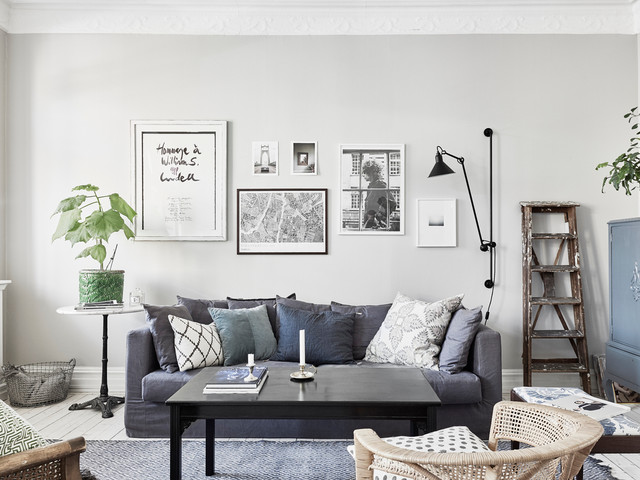 Linnéstaden, Första Långgatan 6A moderne-salon
