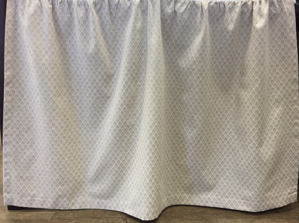 The Callie Cloud Bed Skirt Extra Long Bed skirts for dorm Beds