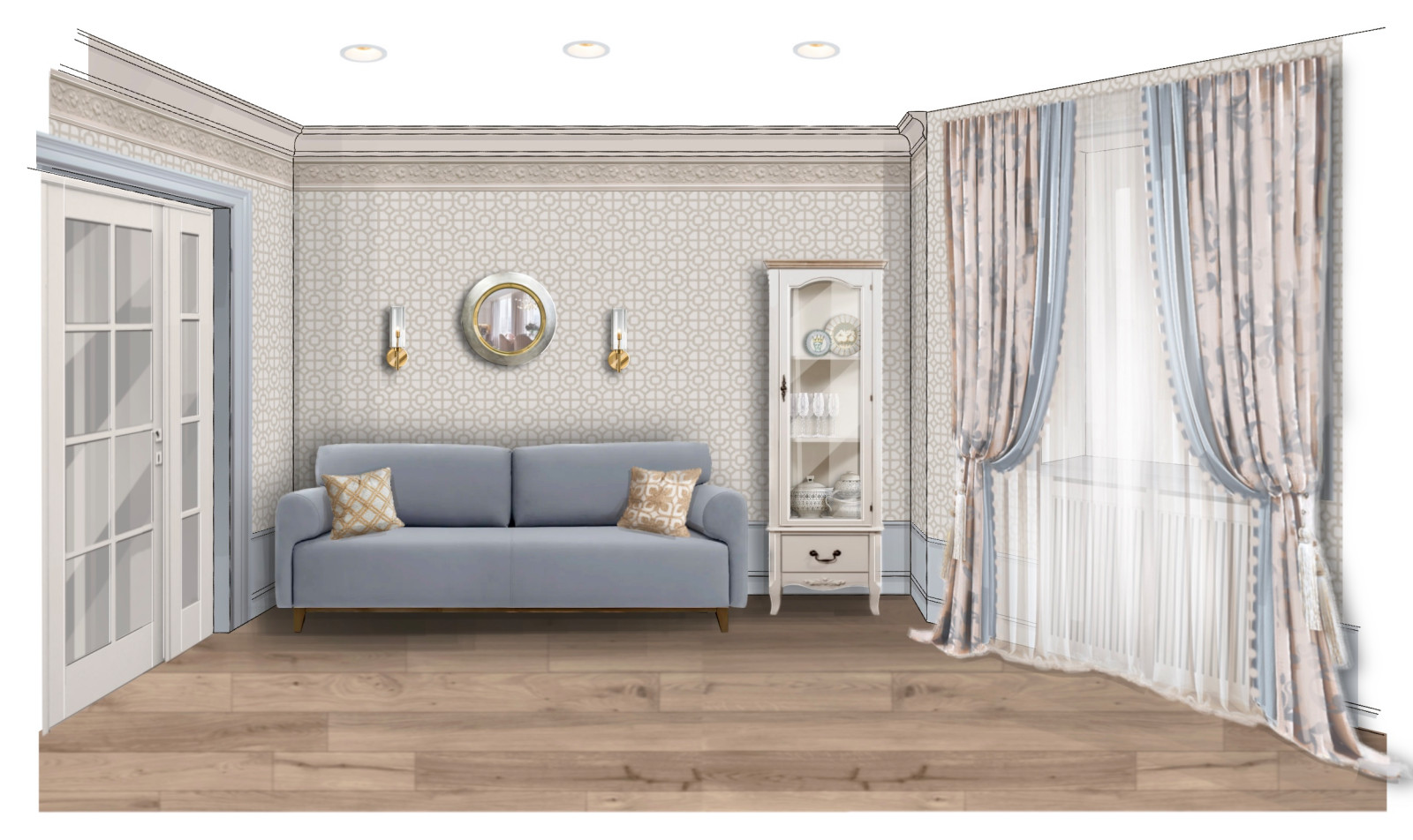 Кухня-гостиная