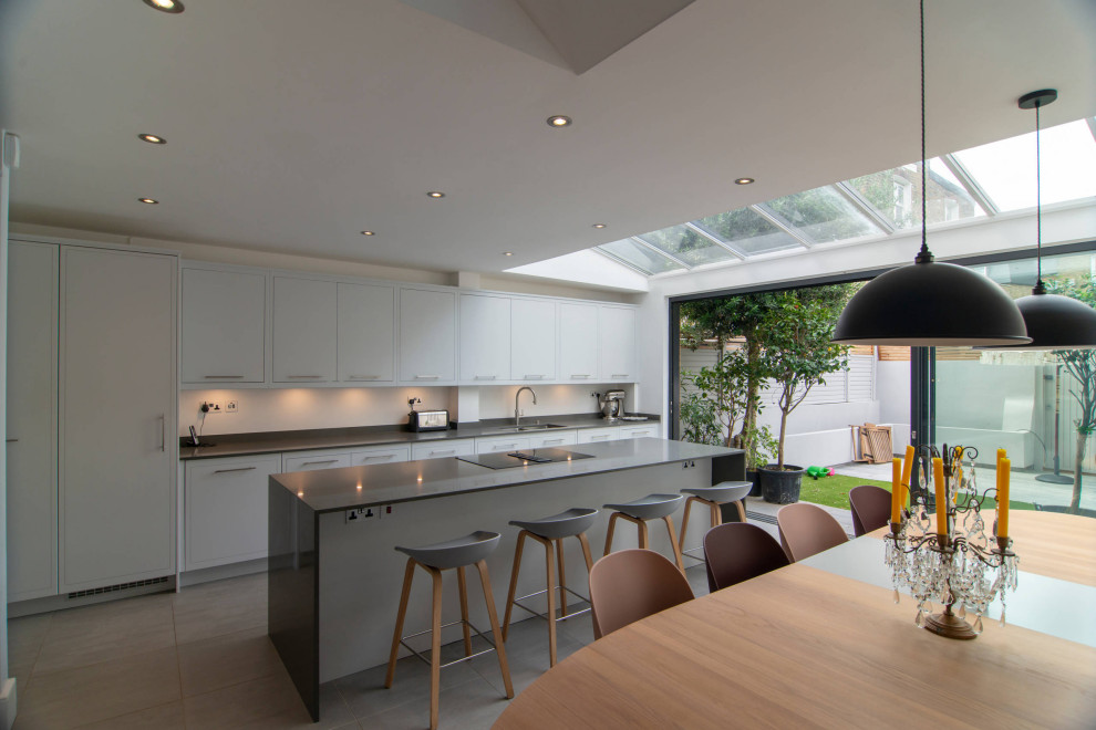 open plan kitchen