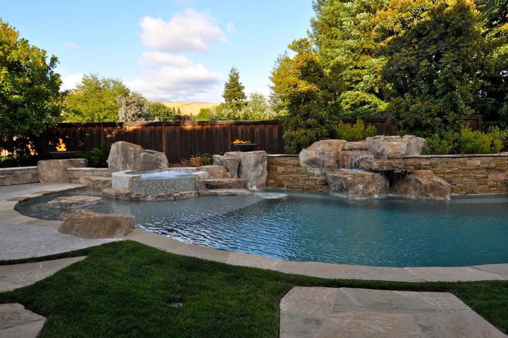 Example of a transitional pool design in San Francisco