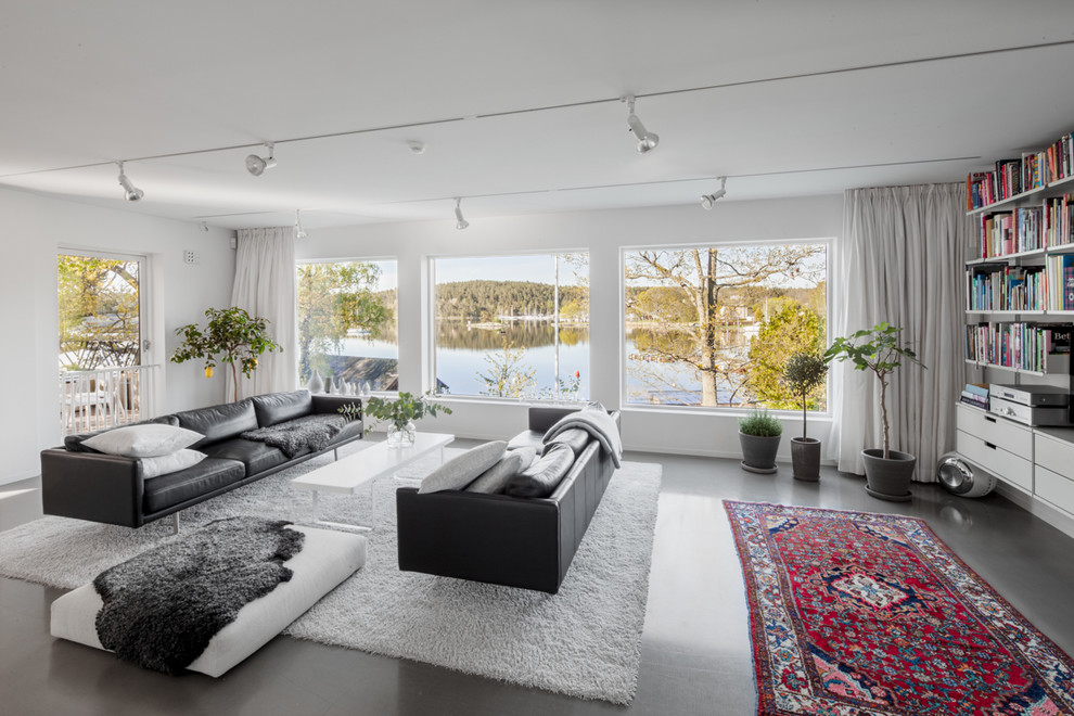 Photo of a scandinavian living room in Stockholm.