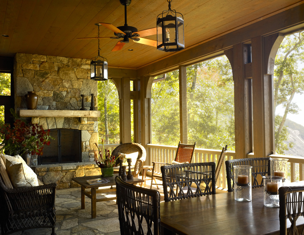 Craftsman Style Craftsman Porch Charlotte by Meyer Greeson