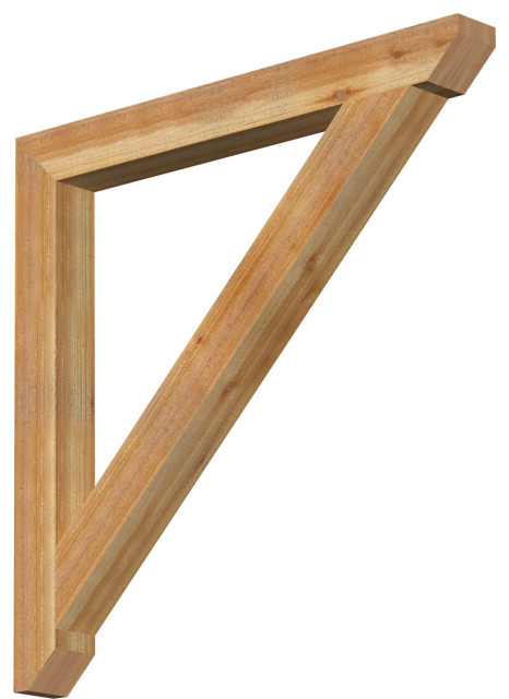 Ekena Fairfax Kragstein – 21x17.5x71.4 Cm (8 1/4" X 6 7/8" X 28 1/8"), Aus Urethan, Grundiert