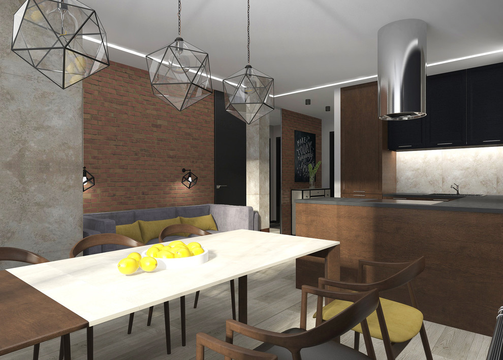 Кухня-гостиная для молодой девушки