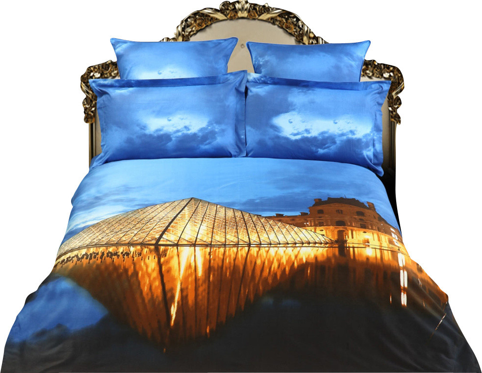 King Size Luxury Duvet Covet Set City Themed Dolce Mela DM430K