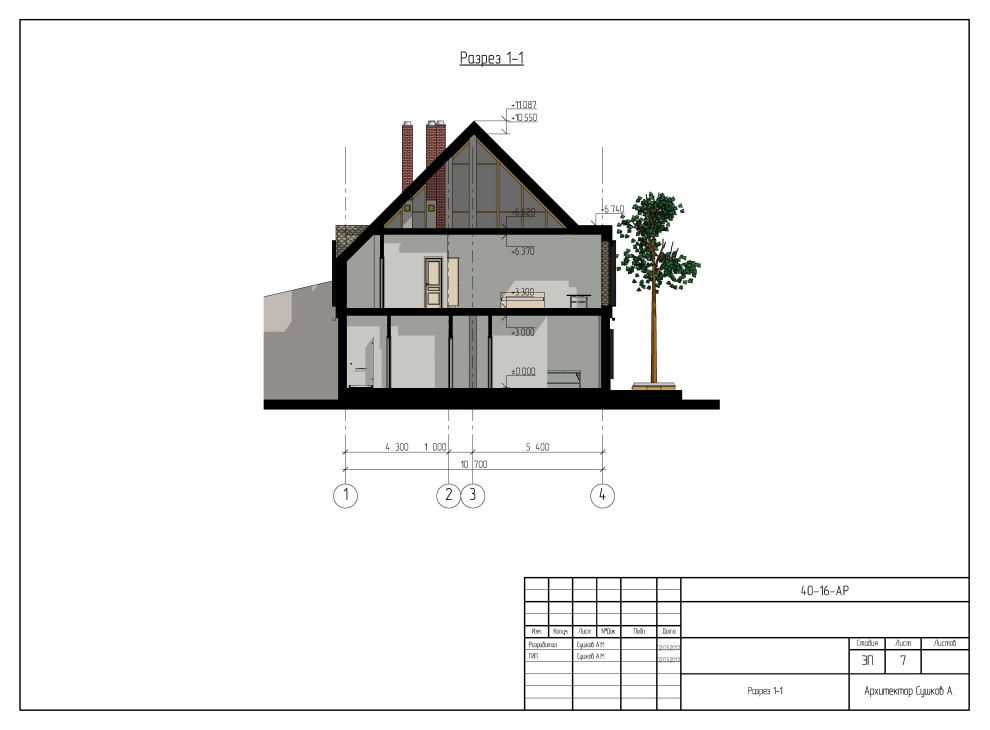 Индивидуальный жилой дом в г. Пермь 2017