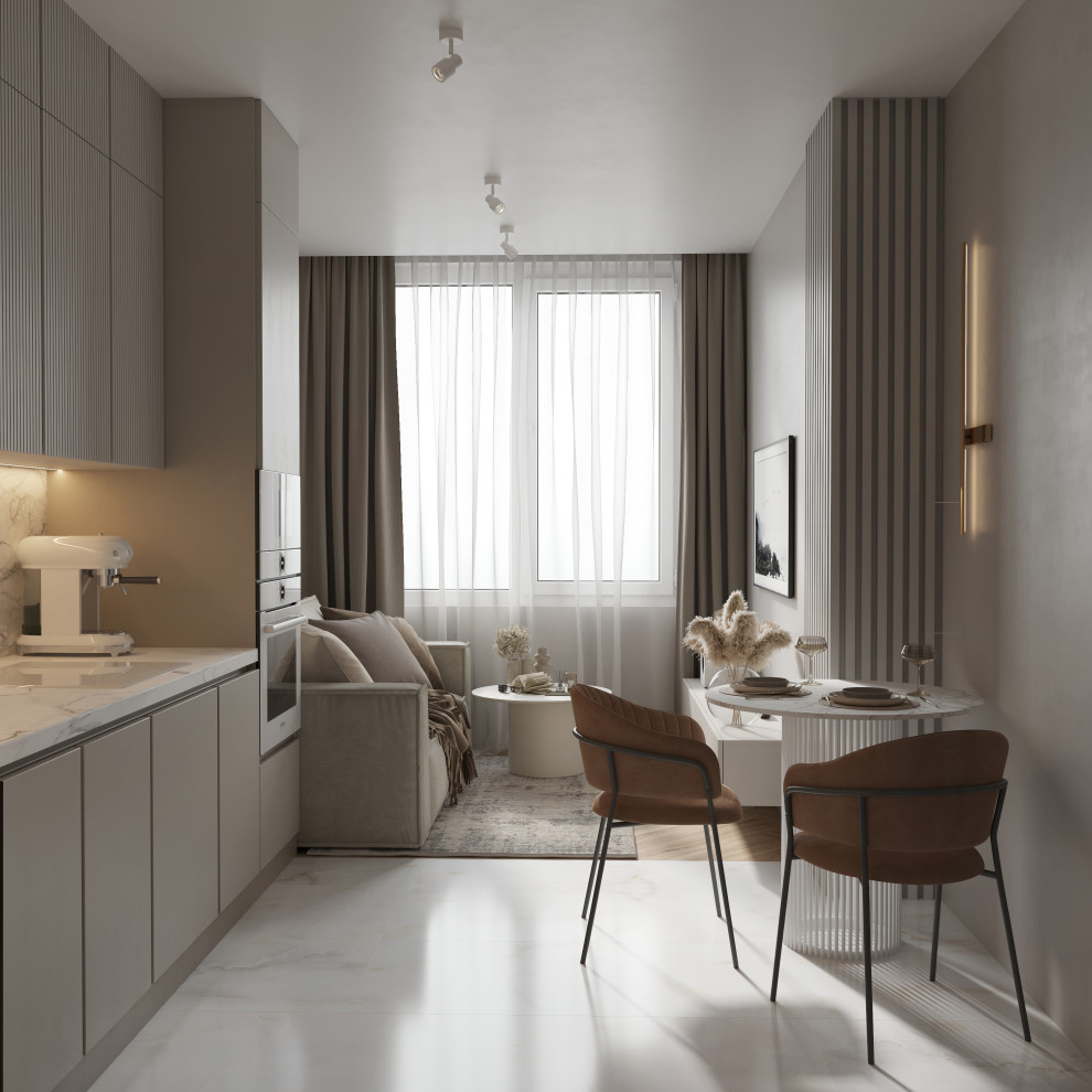 Мягкий минимализм в ЖК Сколково