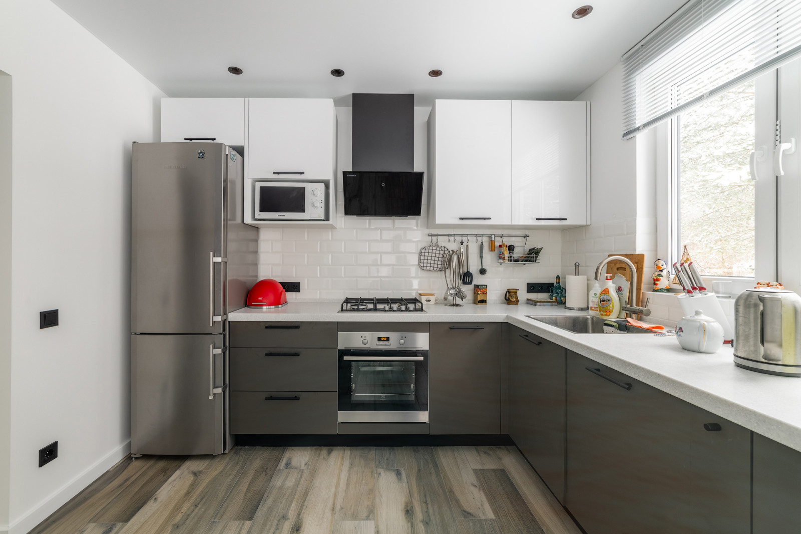 Дом в Назарьево 175 кв. м. Проектные решения 1-го этажа.