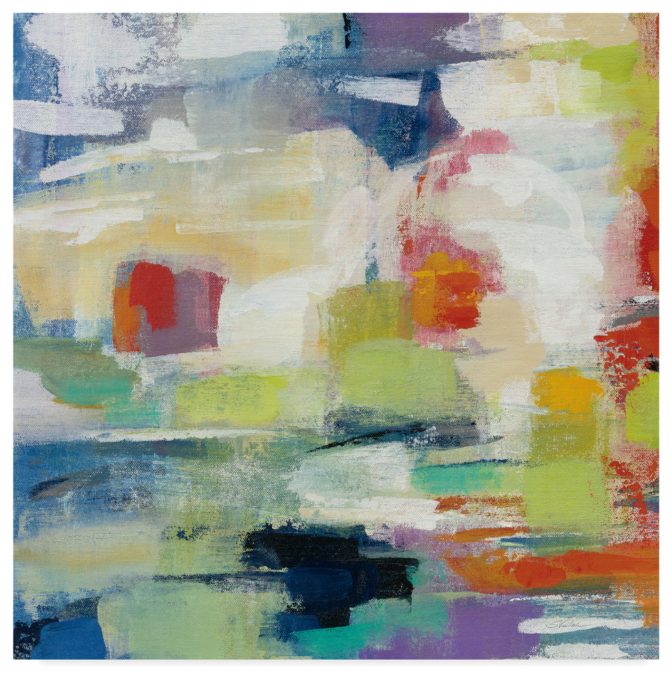 Sunset Beach II Giclee Stretched Canvas Artwork 30 x 30 Global Gallery Silvia Vassileva