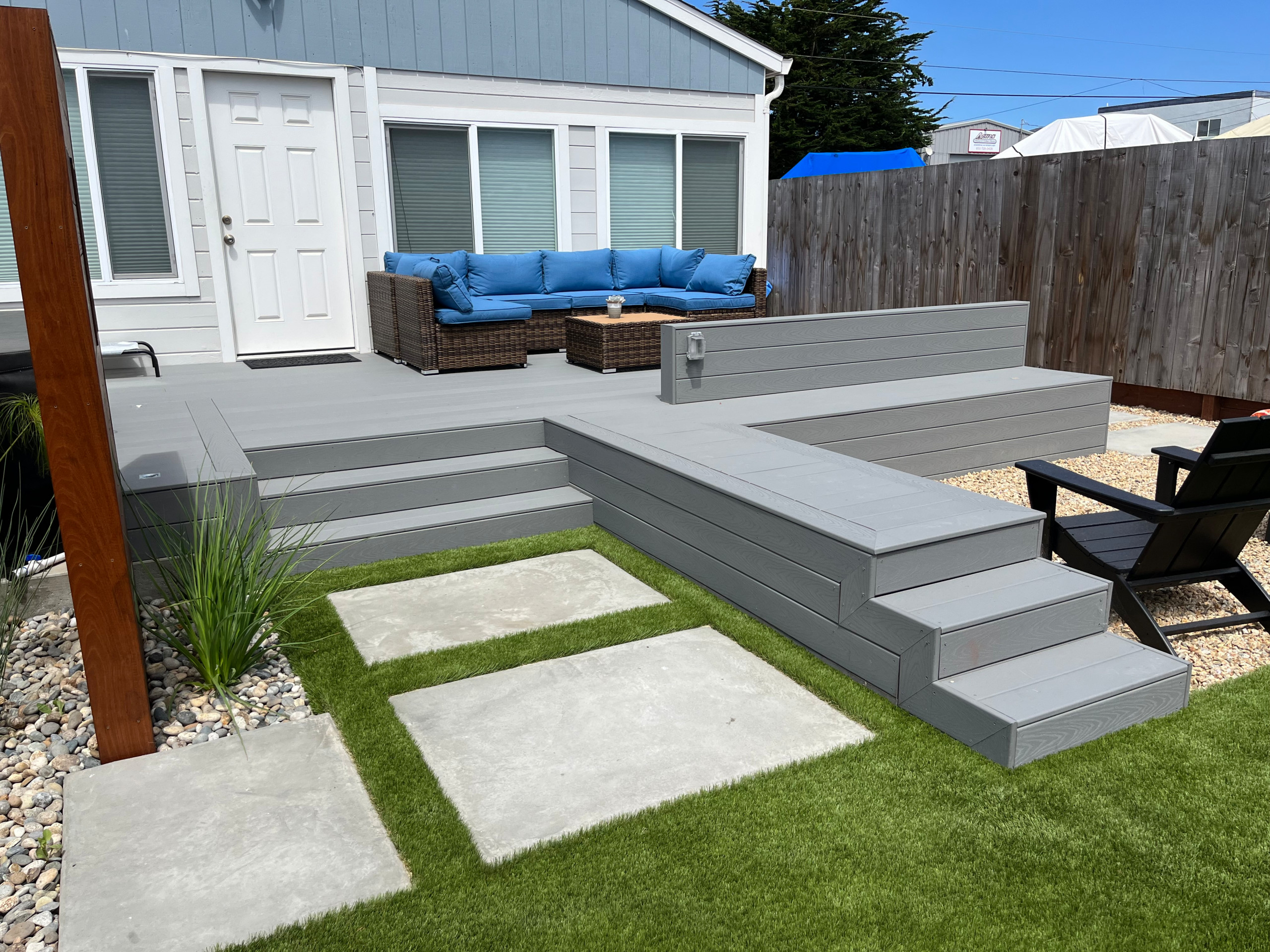 Surfer's backyard retreat