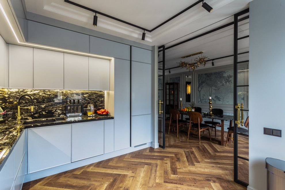 Двухуровневая современная квартира