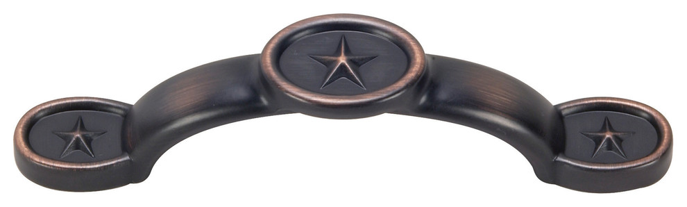 Hardware House 3" Texas Star Cabinet Pull, Classic Bronze