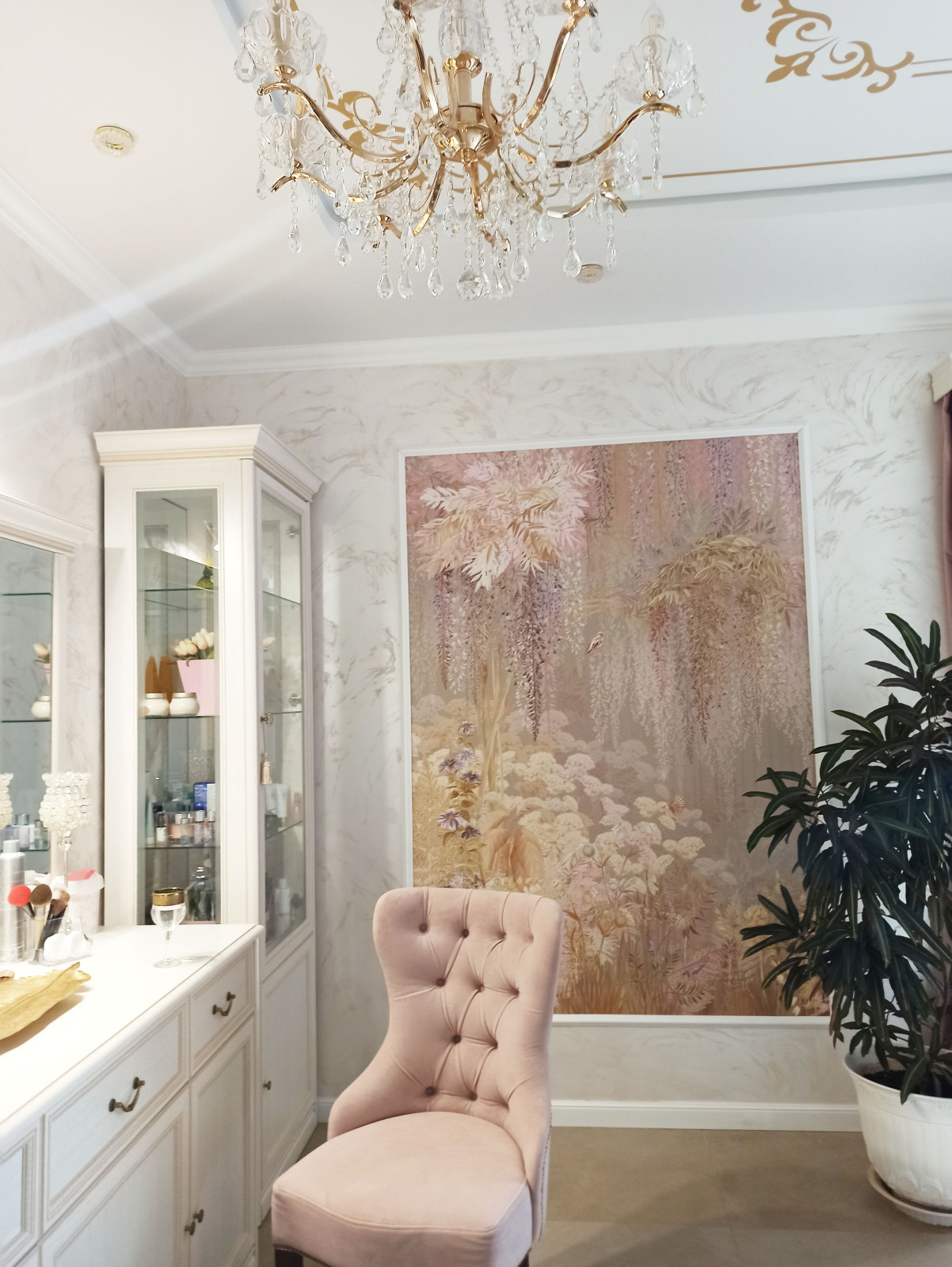 Пудровая роза