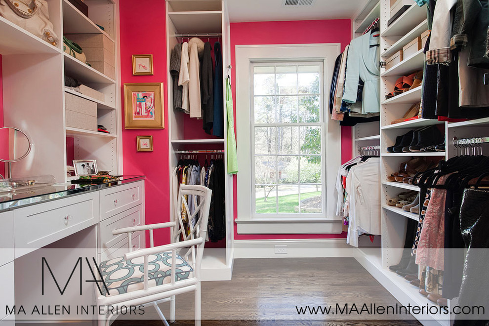 Contemporary storage and wardrobe in Raleigh.