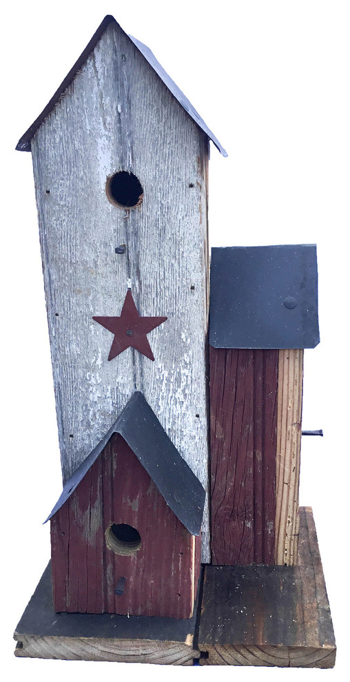 Barn Wood Bird Town Houses Farmhouse Birdhouses By Furniture Usa - Barn Wood Bird House Plans Barn Wood Bird Town Houses Farmhouse Birdhouses By Furniture Usa - Barn Wood Bird House Plans