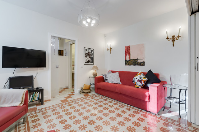 Appartamento Parioli modern-vardagsrum