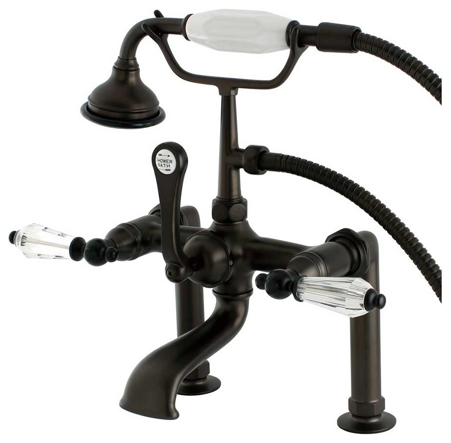 Aqua Eden Ae103t5wll Wilshire Deck Mount Clawfoot Tub Faucet Oil