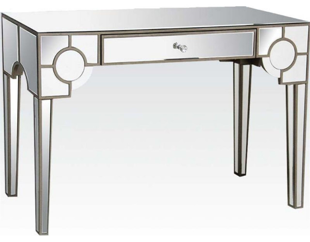 ACME Hanne Console Table, Mirrored
