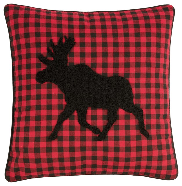 moose pillows rustic