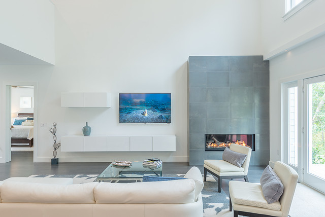 Modern Modular transitional-living-room