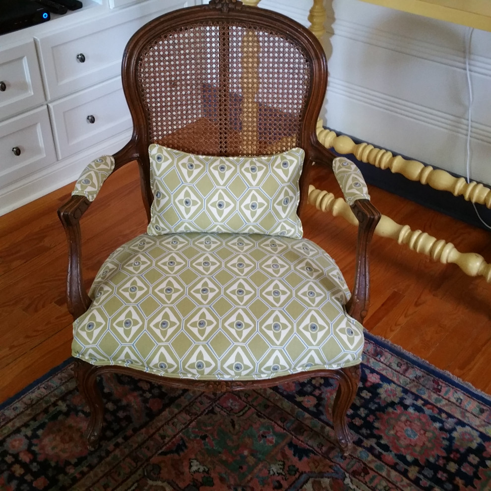 Re-upholstered Antiqu Chair