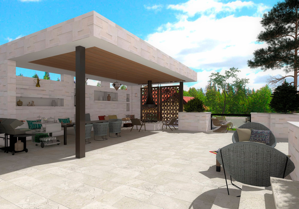 Навесы в поселке Бенилюкс