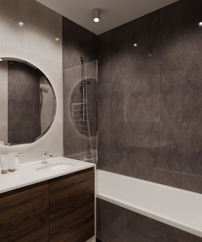 Современная кухня-гостиная