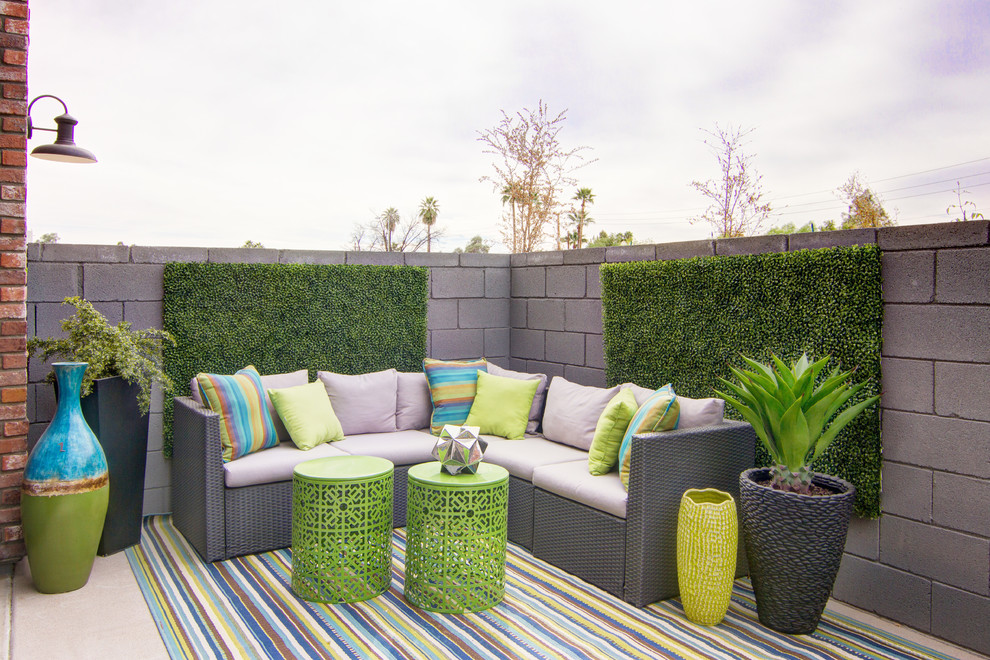 Example of a minimalist patio design in Phoenix
